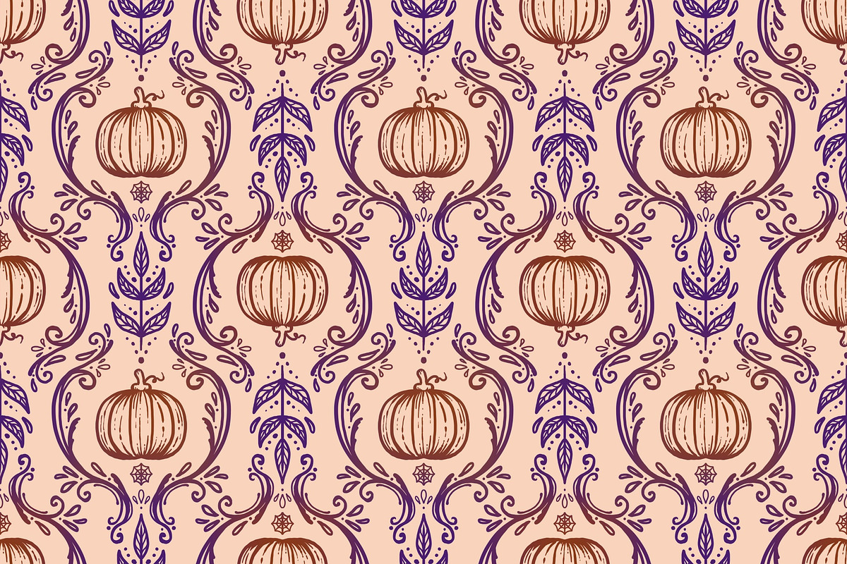 Lavish Halloween Repeat Pattern, a Pattern Graphic by Forest Lily (Photo 8 of 9)