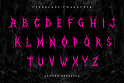 Kroven - Death Metal Font, a Symbol Font by Masyafi Studio (Thumbnail 7 of 9)