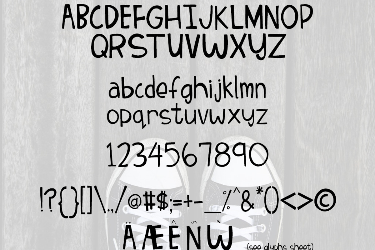 Matchstick Font preview 2