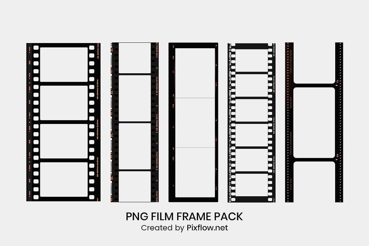PNG Film Frame Pack, an Object Graphic by Pixflow (Photo 8 of 10)