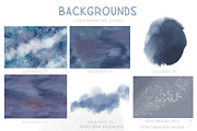 Watercolor Space Pastel Clipart Set, an Illustration by Alisles (Thumbnail 6 of 12)