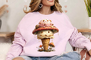 Watercolor Quirky Ice Cream Clipart, a Seasonal Illustration by Canvas Craft (Thumbnail 4 of 5)