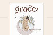 Arina Ligature Serif Typeface, a Serif Font by yaqublekker (Thumbnail 3 of 9)
