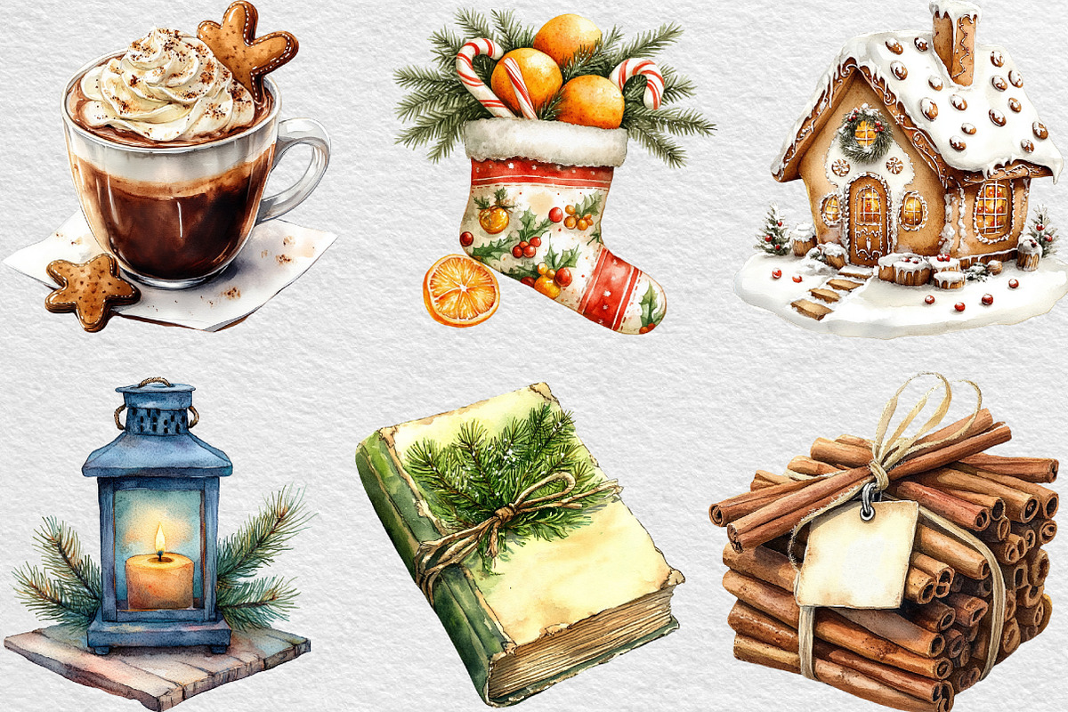 Cozy Christmas Charm Sublimation, an Illustration by Black Bird Studio (Photo 6 of 6)