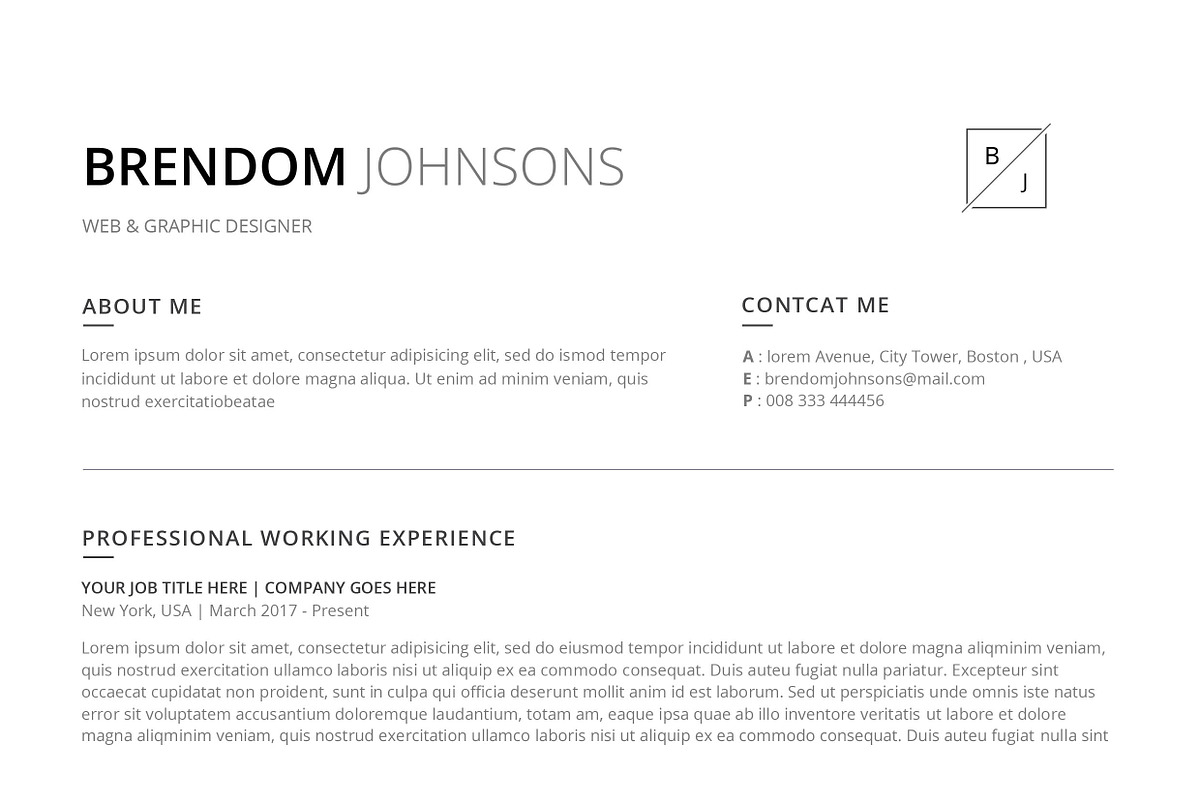 Top selling 30 Resumes Bundle, a Resume Template by paulresume (Photo 8 of 10)
