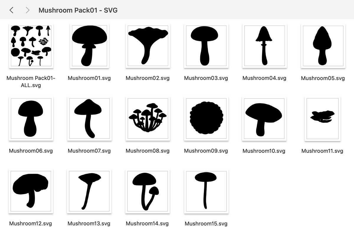 Mushroom Layered SVG Pack, a Graphic by Relic Images (Photo 2 of 7)