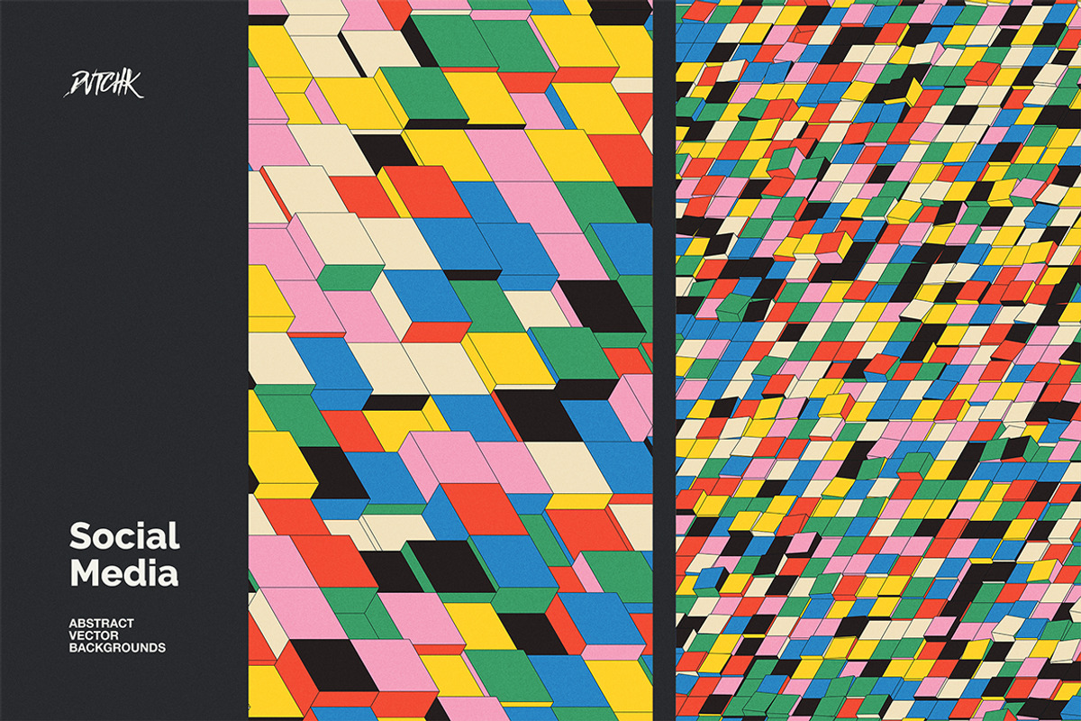 Social Media Vector Backgrounds V 01, a Background Graphic by dvtchk (Photo 10 of 10)