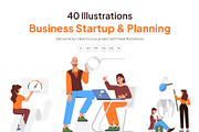 Business Startup Illustration Set, a Finance Illustration by Vectors Market (Thumbnail 1 of 8)