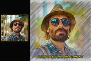 Colored Pencil  Photoshop effects, an Action Add-On by 3d_model_tifotizi (Thumbnail 1 of 2)