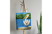 Art template, Coastal, Pelican, a Branding & Logo Template by Boho Pixel Dust (Thumbnail 7 of 10)