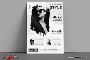 Fashion Flyer Design Template, a Flyer Template by MightyDesign