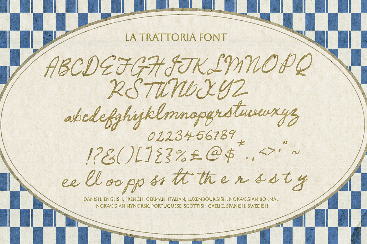 La Trattoria Brush Script Font, a Handwritten Font by Nicky Laatz (Photo 17 of 17)