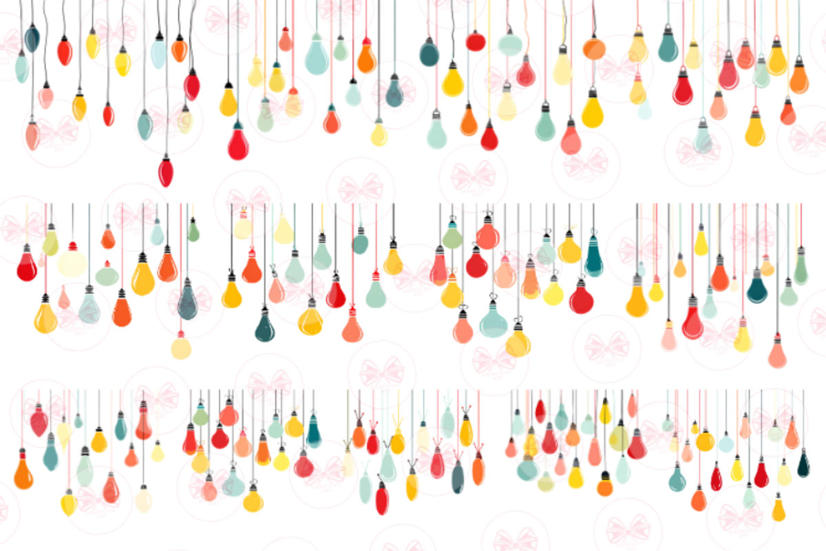 Christmas Lights Clipart, an Illustration by Markicha Art (Photo 2 of 5)