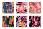 Seamless Paint Texture Backgrounds, a Pattern Graphic by Canvas Craft (Thumbnail 2 of 9)