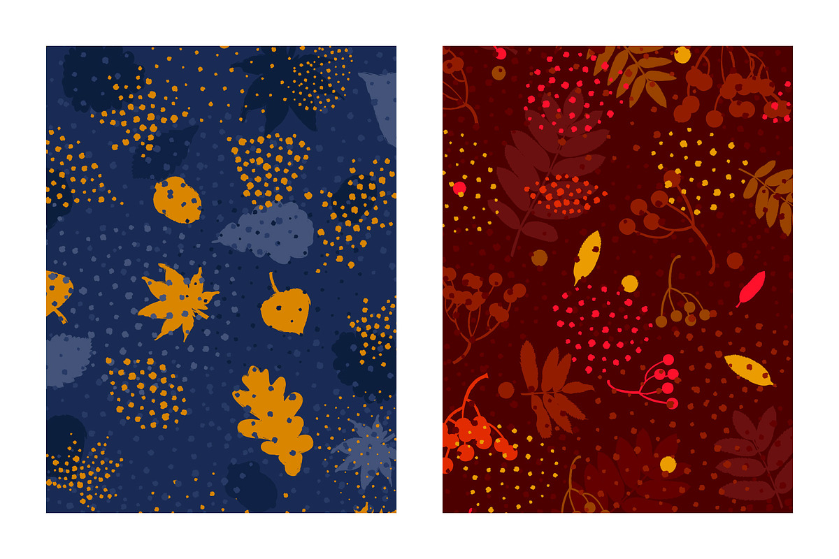 Bright autumn patterns, a Pattern Graphic by Hellgram (Photo 5 of 8)