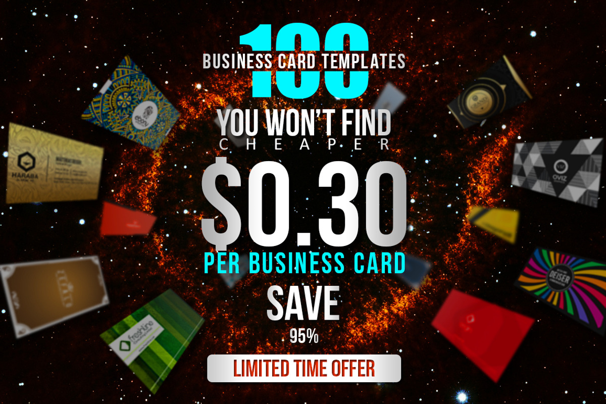 100 Massive Business Card Bundle, a Business Card Template by Marvel (Photo 3 of 6)