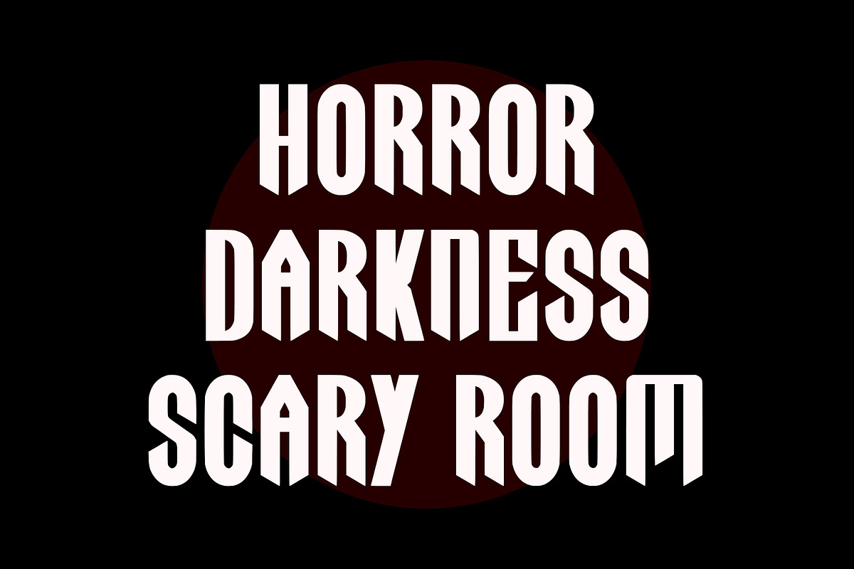 Tsagaru Modern Horror Blackletter, a Blackletter Font by Maulana Creative (Photo 4 of 7)