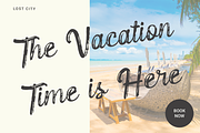 Lost City | Natural Retro Brush Font, a Script Font by Tigadestd Type (Thumbnail 6 of 7)