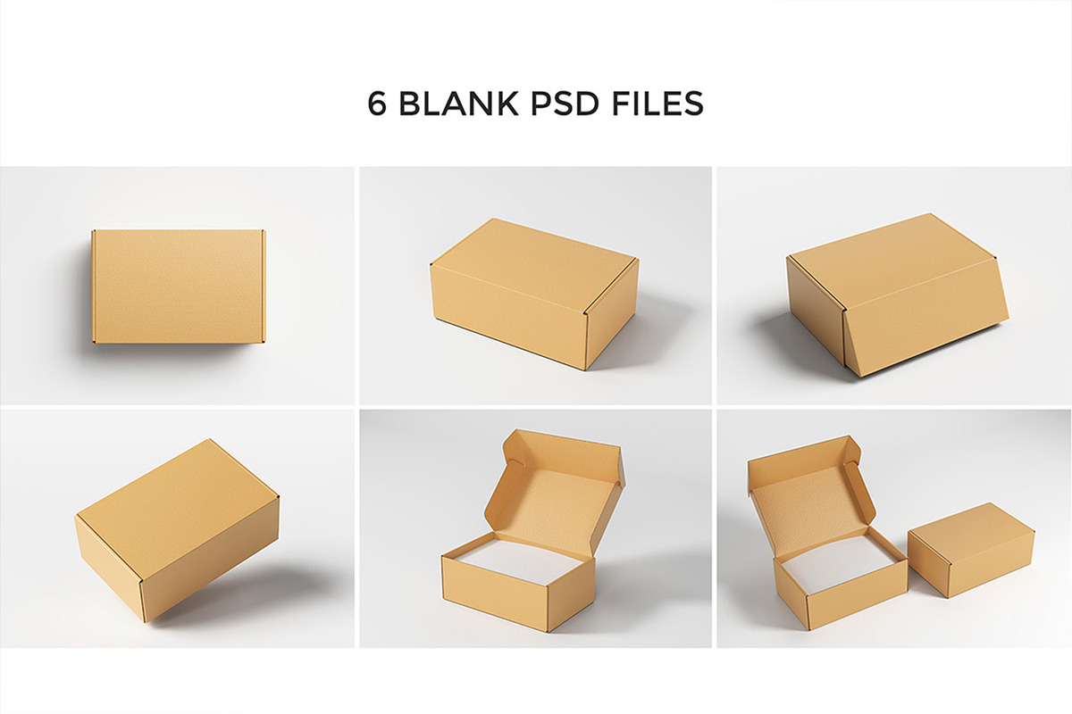 Mailer Box Mockup, a Packaging Mockup by graphicpages (Photo 2 of 9)