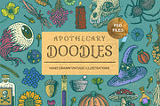 Apothecary Doodles, an Illustration by Soir Creative (Thumbnail 1 of 7)