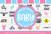 Baby SVG Bundle, a Person Illustration by Graphic Gloss (Thumbnail 1 of 3)