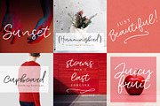 Lady Stardust, a Script Font by Creamy Script (Thumbnail 2 of 4)