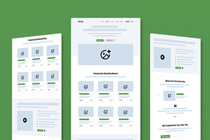 Minimalist Travel Wireframe Layout, a Wireframe Template by MightyDesign