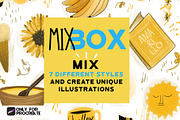 Mix Box brushes for Procreate, a Brush Add-On by Eliza Moreno Illustration (Thumbnail 1 of 3)