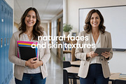 School Teacher Stock Photo Bundle, a Person Photo by Selenique Studio (Thumbnail 3 of 8)