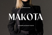 Makota Modern Font, a Sans Serif Font by Yukita Creative (Thumbnail 1 of 9)