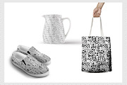 Hand Drawn B&W Pattern Collection, a Pattern Graphic by leffka (Thumbnail 4 of 5)