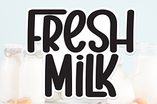 Fresh Milk | Script Font