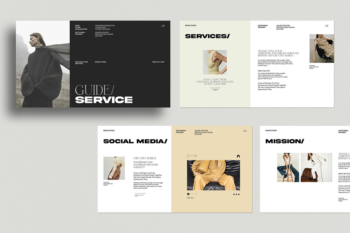 Services Guide Presentation Template, a Presentation Template by SlideStock (Photo 4 of 9)