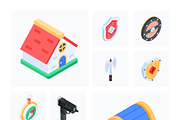 Game Weapon Isometric Icon Set, a Duotone Icon by Vectors Market (Thumbnail 5 of 10)