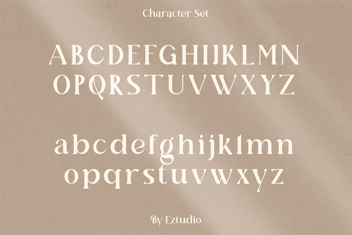 Laisha - Modern Display Font, a Serif Font by Eztudio (Photo 9 of 13)