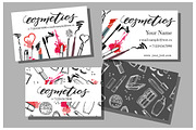 Set of Makeup artist business card., a Card Template by Gulnara Khadeeva (Thumbnail 3 of 4)