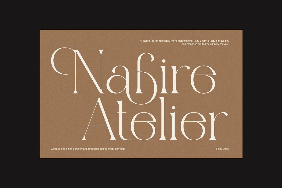 Hident Elegant Serif Display Font, a Serif Font by Graphicxell (Photo 2 of 8)