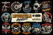Vintage Motorcycle illustration pack, an Illustration by The BolzStudio (Thumbnail 1 of 8)