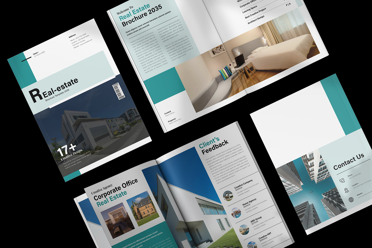 Real Estate Magazine Brochure, a Brochure Template by NorthPeak (Photo 2 of 8)