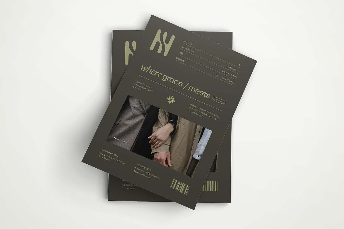 Grace Meets Craftmanship - Flyer, a Flyer Template by VUNIRA (Photo 2 of 3)
