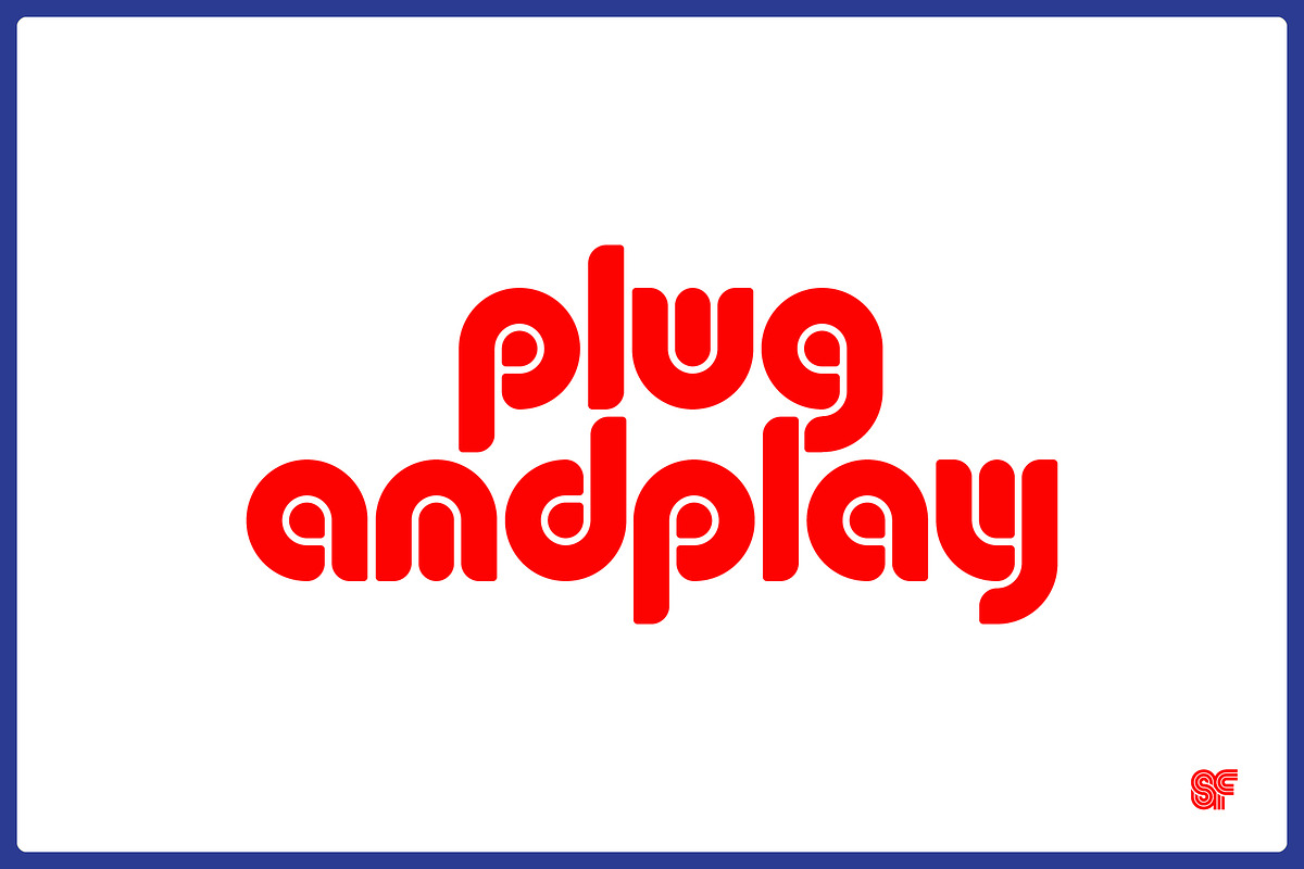 PLUG | Retro Display Font, a Sans Serif Font by Superfried Font Shop (Photo 5 of 8)
