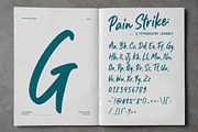 Pain Strike, a Script Font by Struggle Studio (Thumbnail 7 of 8)