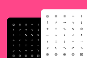 Navigation Icons Set, an Icon by Amazing Custom Icons (Thumbnail 1 of 6)