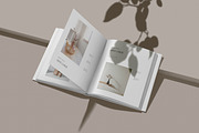 Square Book With Dust Cover Mockups, a Books & Magazine Mockup by DesignNeutrons (Thumbnail 4 of 7)