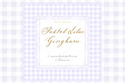 Gingham Pastel Purple Lilac Pattern, a Graphic by LABFcreations (Thumbnail 1 of 4)