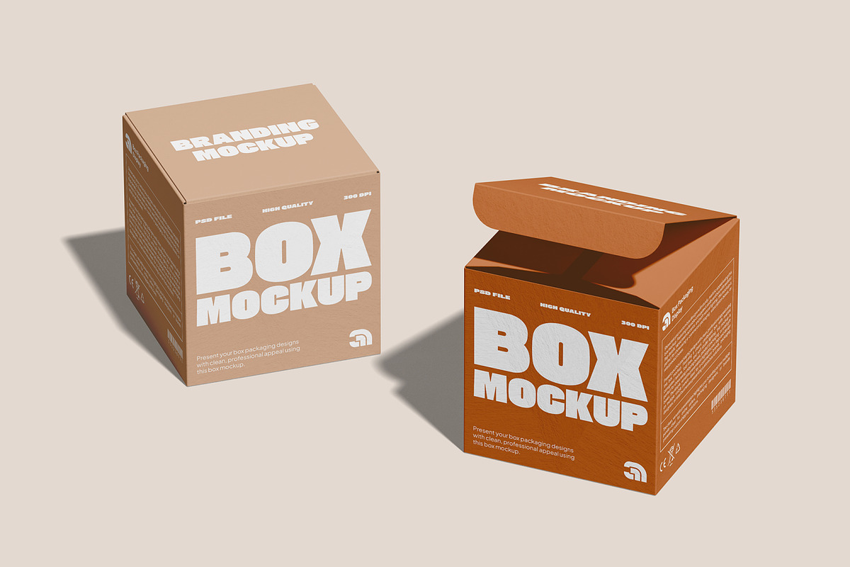 Box Mockup, a Packaging Mockup by Permadi Creative (Photo 5 of 5)