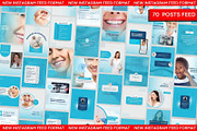 Dental Clinic Social Media Blue Pack, a Social Media Template by Gomes Web (Thumbnail 2 of 4)