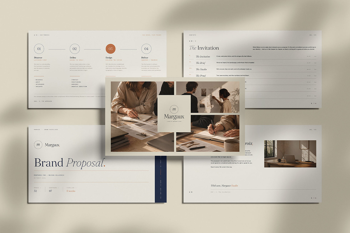 MARGAUX / Brand Proposal Template, a Presentation Template by Leleka.Store (Photo 6 of 16)
