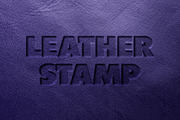 Deboss Leather Stamp Text Effect, a Layer Style Add-On by PopotLane (Thumbnail 4 of 5)