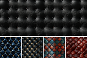 Tufted Leather Seamless Patterns, a Pattern Graphic by Digidz (Thumbnail 3 of 5)